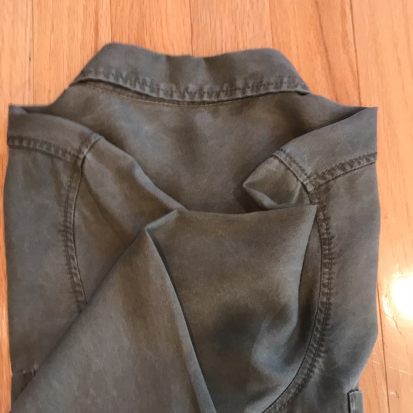 Brushed Denim Shirt by Express - Picture 6 of 9